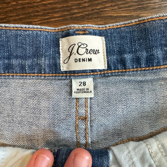 J Crew Mid-Rise denim shorts - Picture 5 of 7